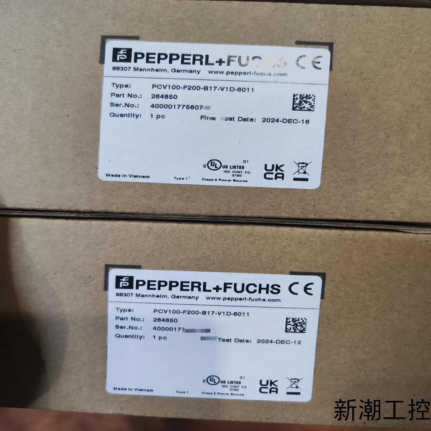 倍加福光学传感器PCV100-F200-B17-V1D-60议价商品