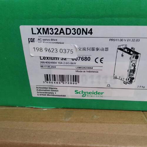 议价全新进口原装现货LXM32AD30N4施耐德进口Schneider伺服驱动控