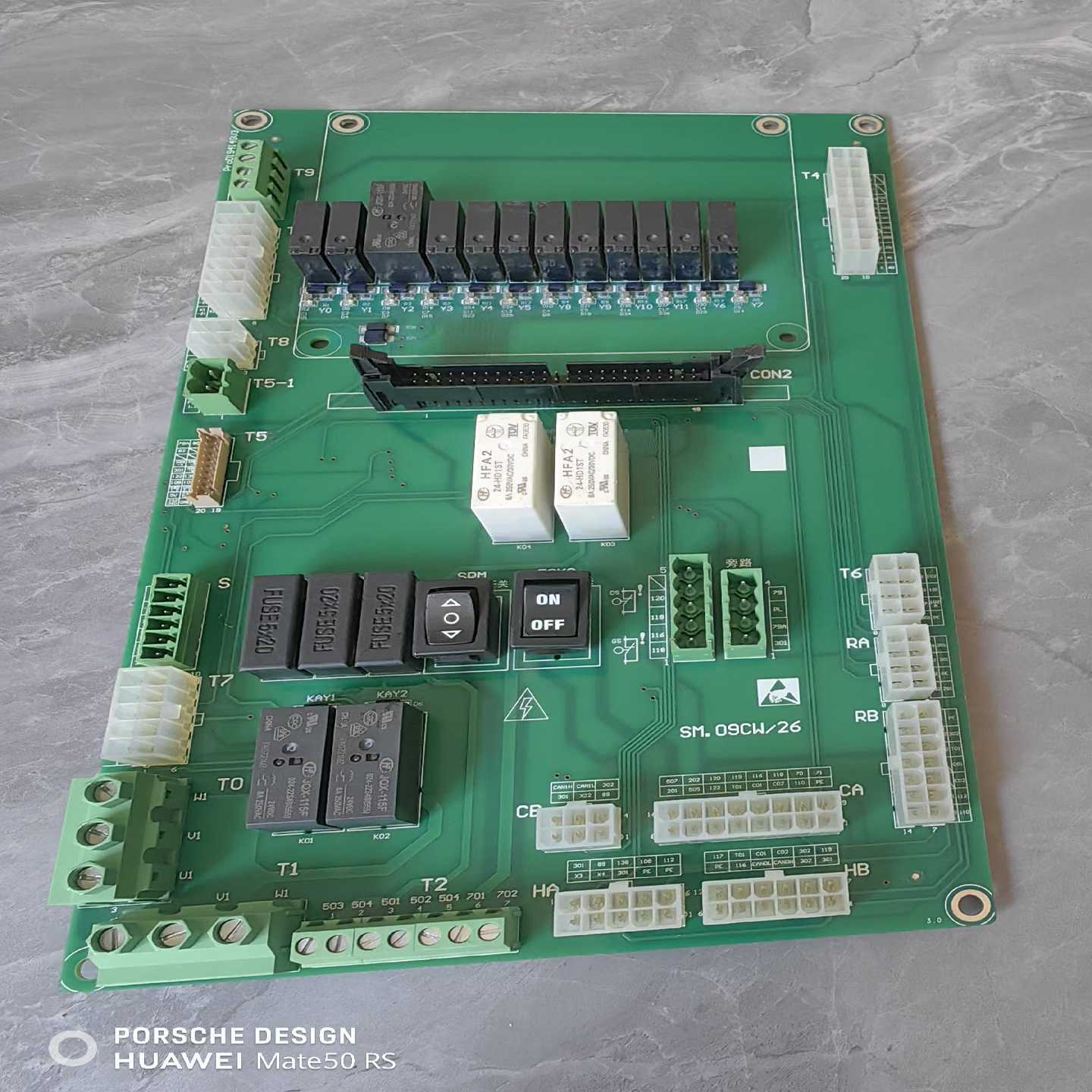 新时达一体机插件板SM.09CW/26实物图拍摄，成色如图。~询价