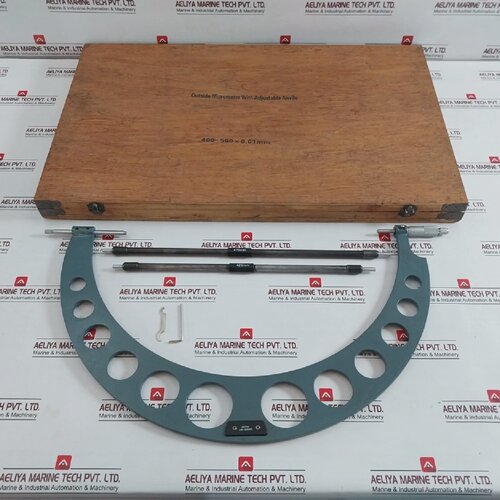 寻400500 X 0.01 MM Outside Micrometer With Adjustable Anvil