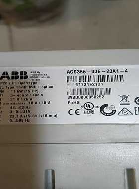 询价ABB变频器：ACS355-03E-23A1-4