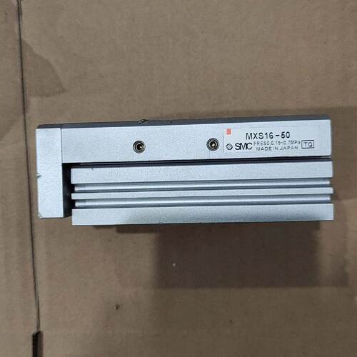 SMC滑台气缸MXS1650功能正常橙色很新保证正品-议价