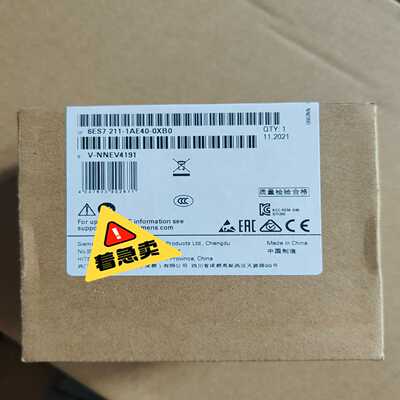 6ES7211-1AE40-0XB0未拆封询价