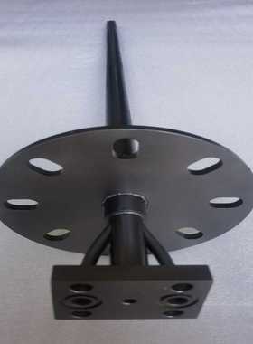 咨询-银谷亿达黑色铝合金皮托管，带法兰盘接口，做工精细