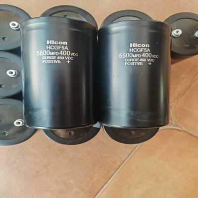 议价Hlcon。HCGF5A，电容，400V5600uF，