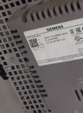 西门子KTP1200Basic触摸屏型号6AV2123议价