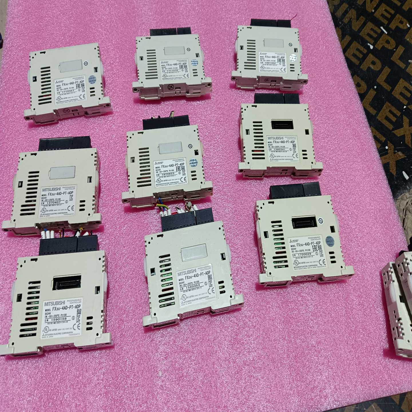 三菱PLC模块FX3U-4AD-PT-ADP实物图，成