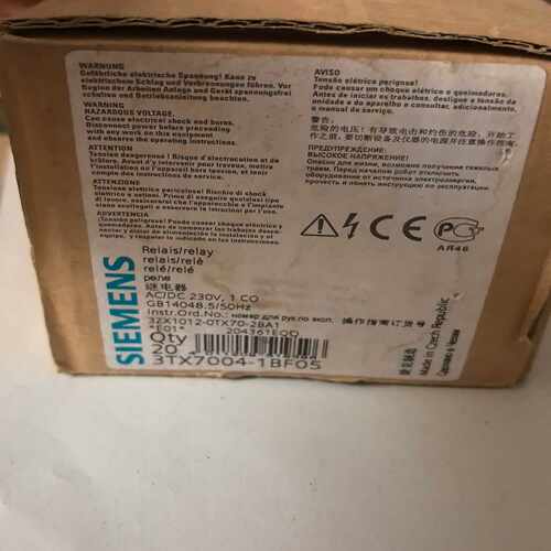 3TX7004-1BF05继电器，，多个。询价