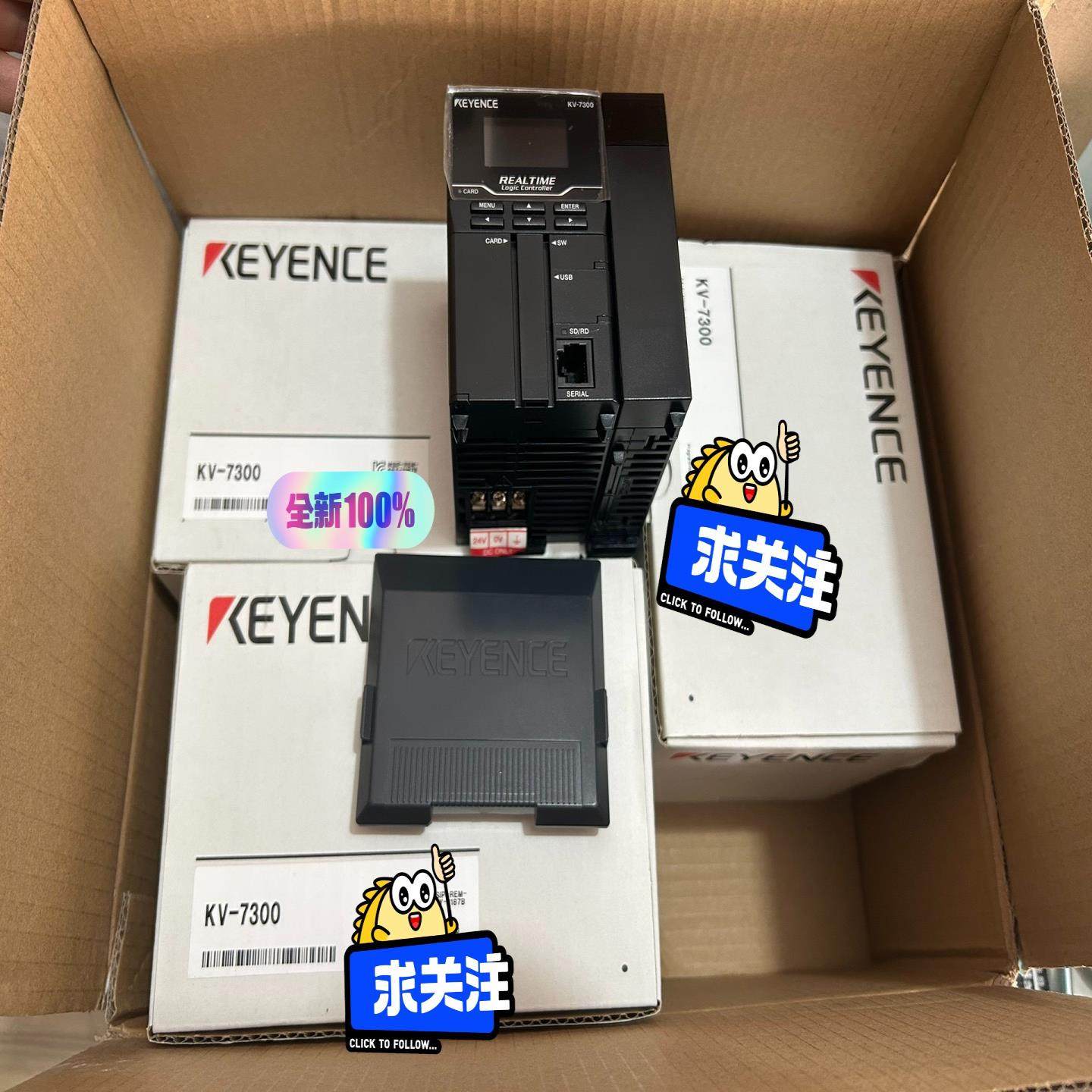 基恩士PLC模块KV-7300 实物如图（佳毅工控）