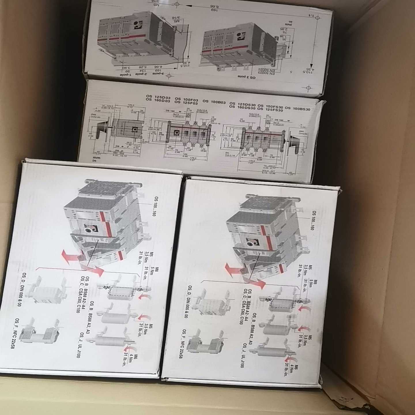 ABB熔断器组 OS160D03 1SCA022456R83（佳毅工控）