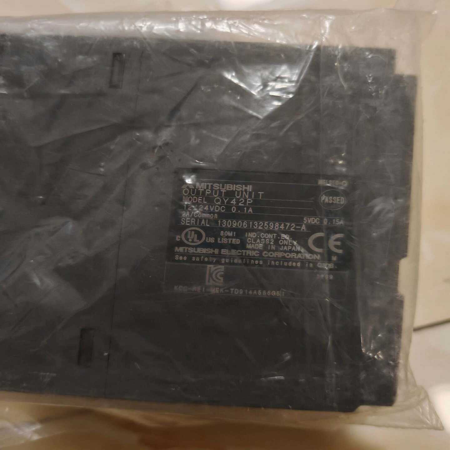 三菱QY42PPLC输出模块，全新无包装，功能正常。12/