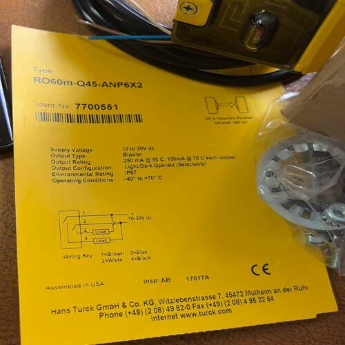 图尔克传感器RO60m-Q45-ANP6X2，~询价