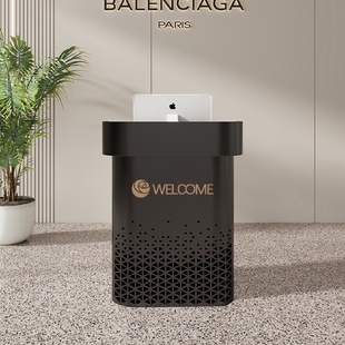 酒店售楼处公司展厅前台接待台门口饭店餐厅迎宾台吧台收银台小型