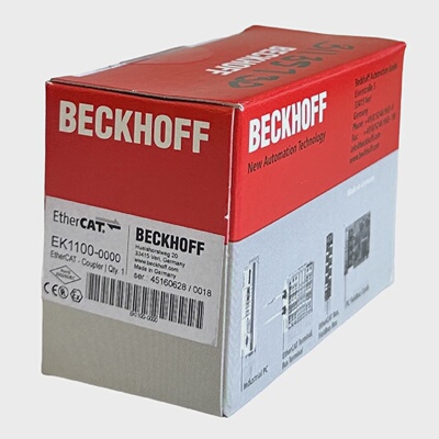 全新未拆封BECKHOFFEK11000000EK1100EtherCATCOUPLER模块24VDC原