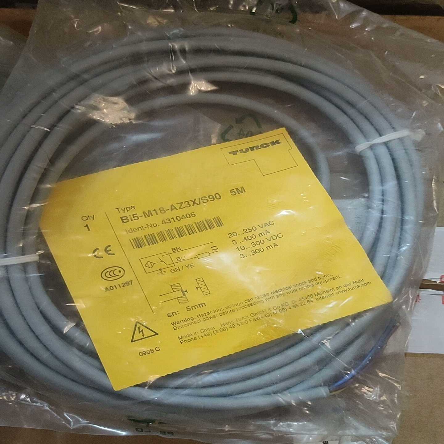 图尔克TURCK开关，Bi5-M18-AZ3X/S905询价