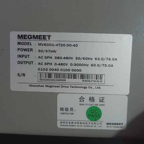寻XMV600G4T300040麦格米特30KW变频器拆机