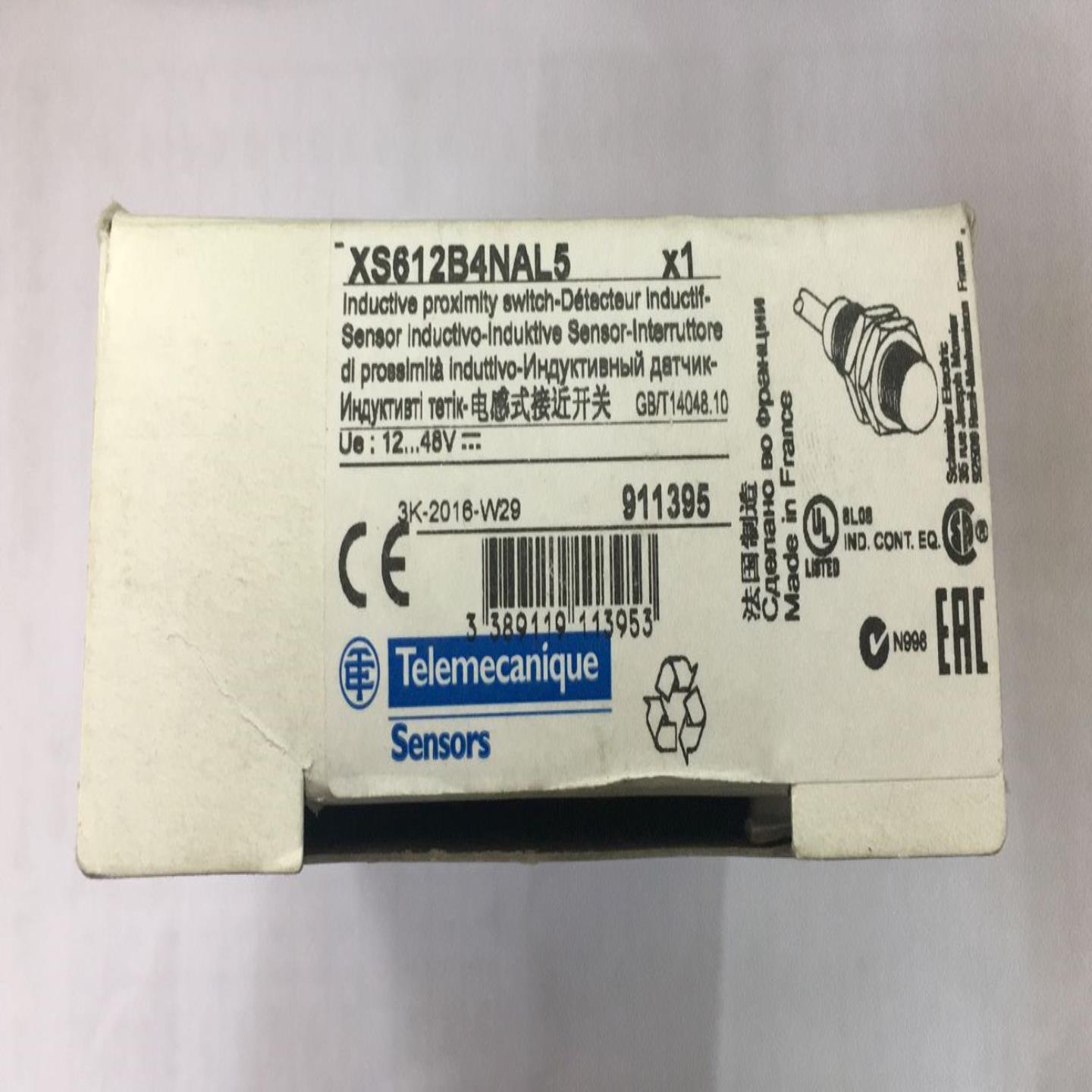 XS612B4NAL5法国接近开关电感式传感器XS612B1PBL5