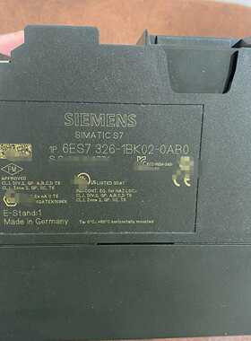 6ES7326-1BK02-0AB099新，功能完好，少--议价商品
