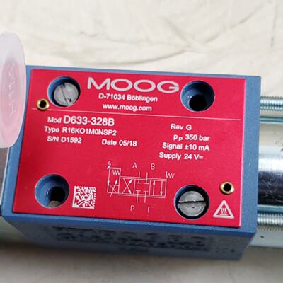 询》穆格MOOG伺服阀D634543AR40KO2F3VSP272120210S15FOFA4VBLN