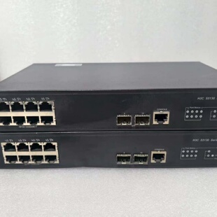 二手H3CS5130S10PEI8口千兆交换机带议价