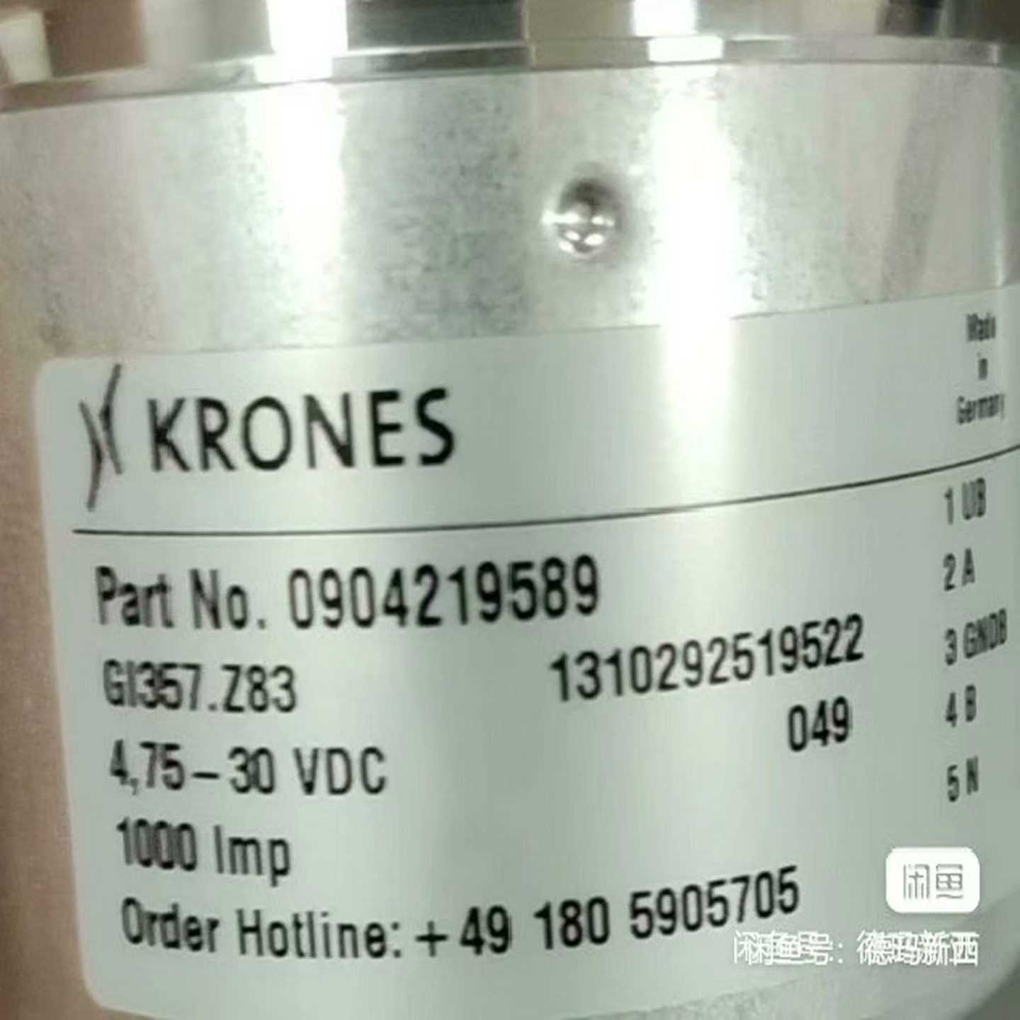 编码器Baumer堡盟克朗斯编码器KRONES0900询价