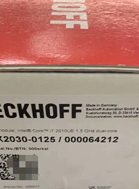 议价CX20300125倍福主机控制器一