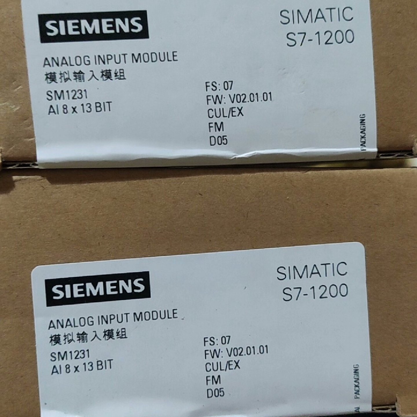 西门子SM1231  AI8*13BIT询价