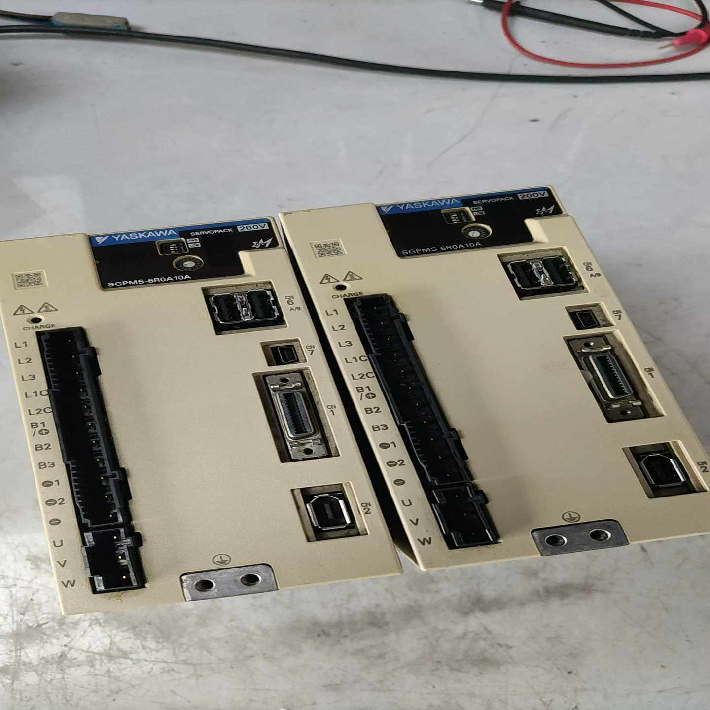 安川伺服驱动器，SGPMS-6R0A10A，成色如图【卡奥电子】