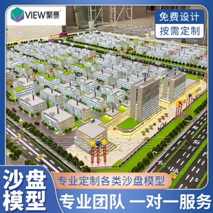 电器产业生态园区展示沙盘大型工厂设备模型工厂模型