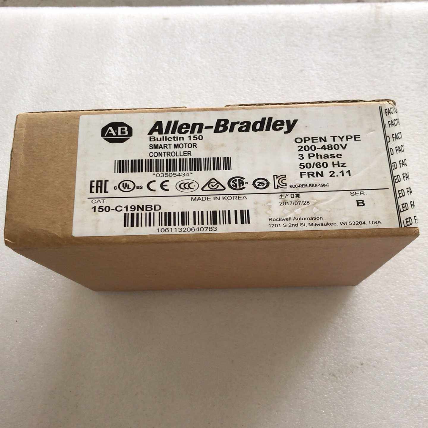 询价~AB罗克韦尔软启动器150-C19NBD 2只