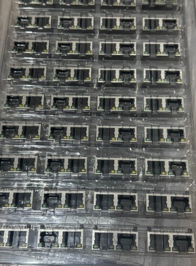 议价56LEDS双胞8P8CGF无弹片左黄右绿普通PBT黑