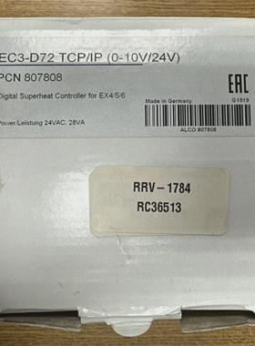 EMERSONEC3-D72PCN807808DIGITALSUPERHEATCONTROLLEREX4/