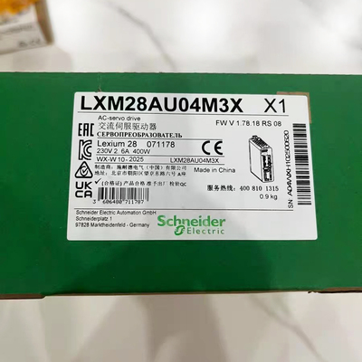 议价0.4KW全新原装施耐德伺服驱动器LXM28AU04M3X正品现货代理保