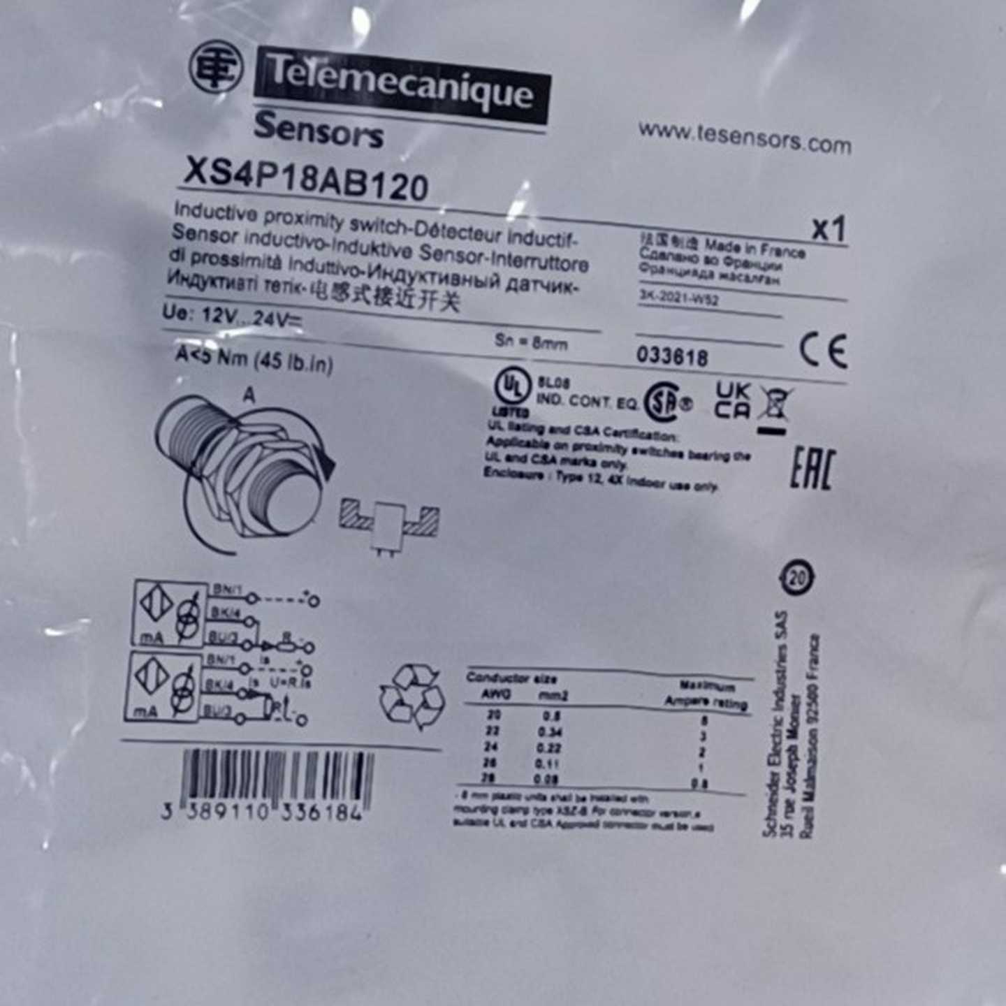 XS4P18AB120货AB5069-IB8S询价