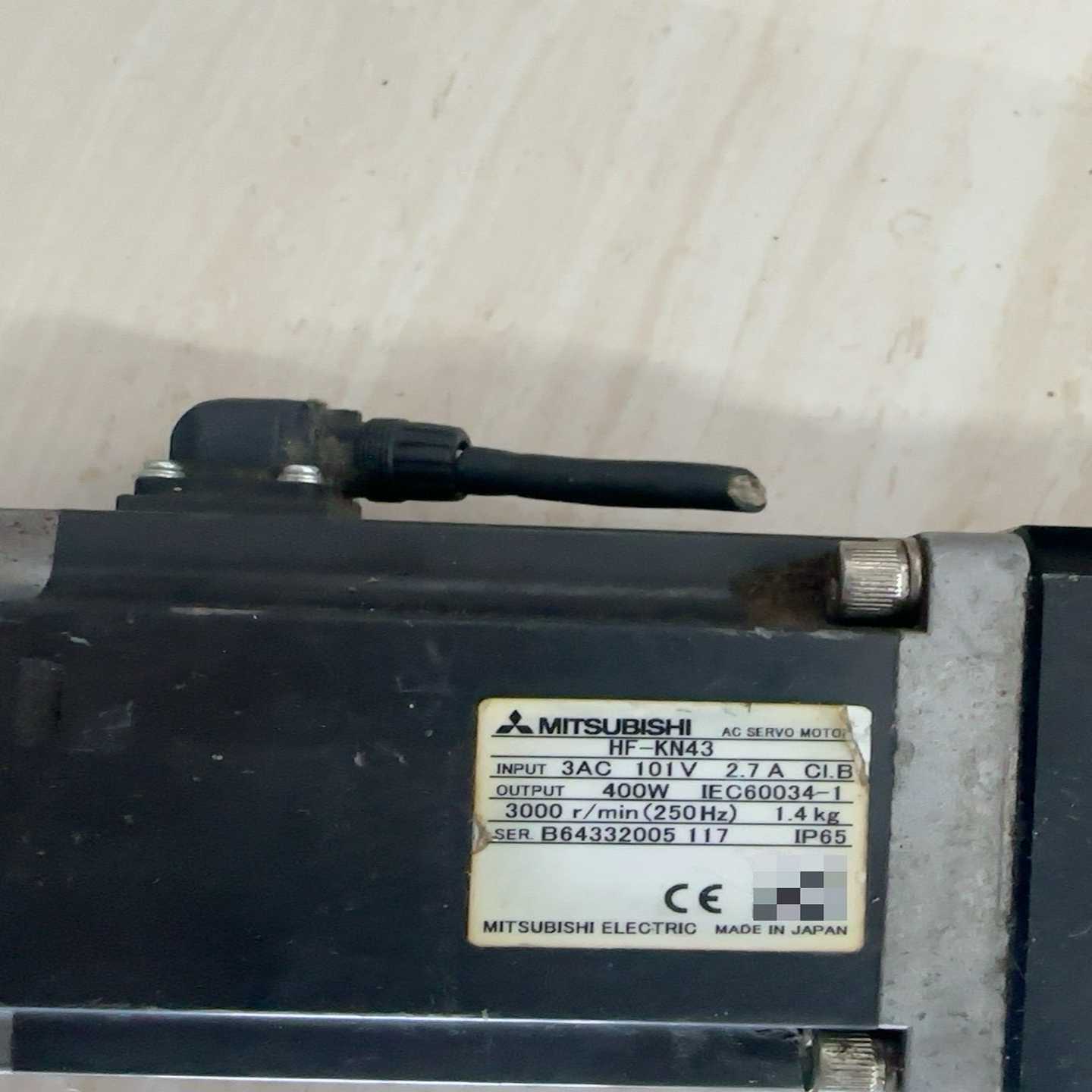 三菱HF-KN43伺服电机1p65,实物图400w--议价商品