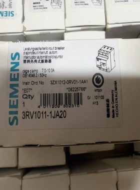 马达开关 3RV1011-1JA20 ~询价