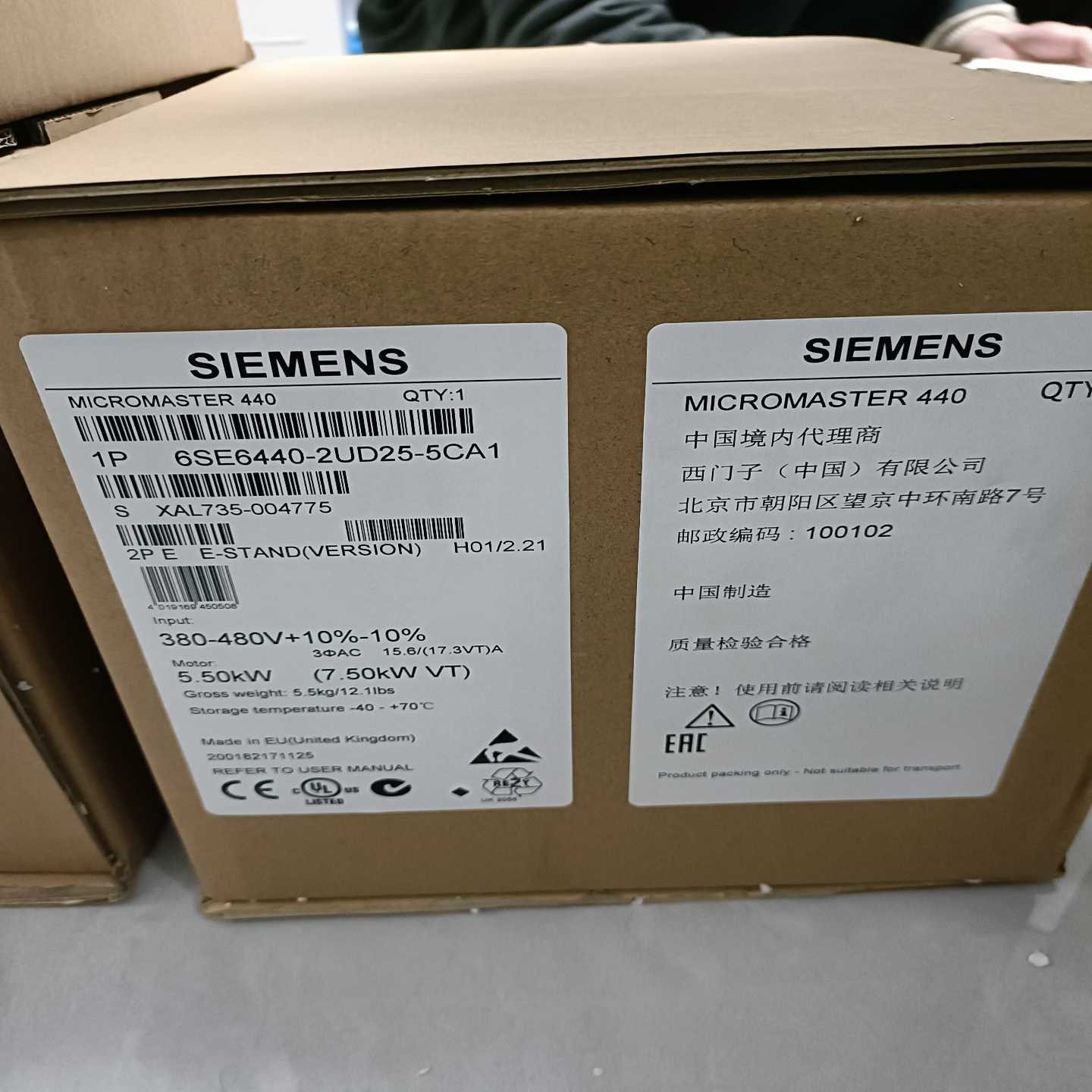 6SE6440-2UD22-2BA1MM440变频询价