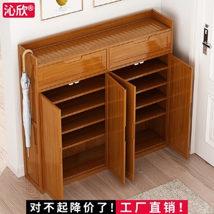 架家用门口大容量室内简易防尘宿舍出租屋用收纳省空间鞋 my鞋 柜