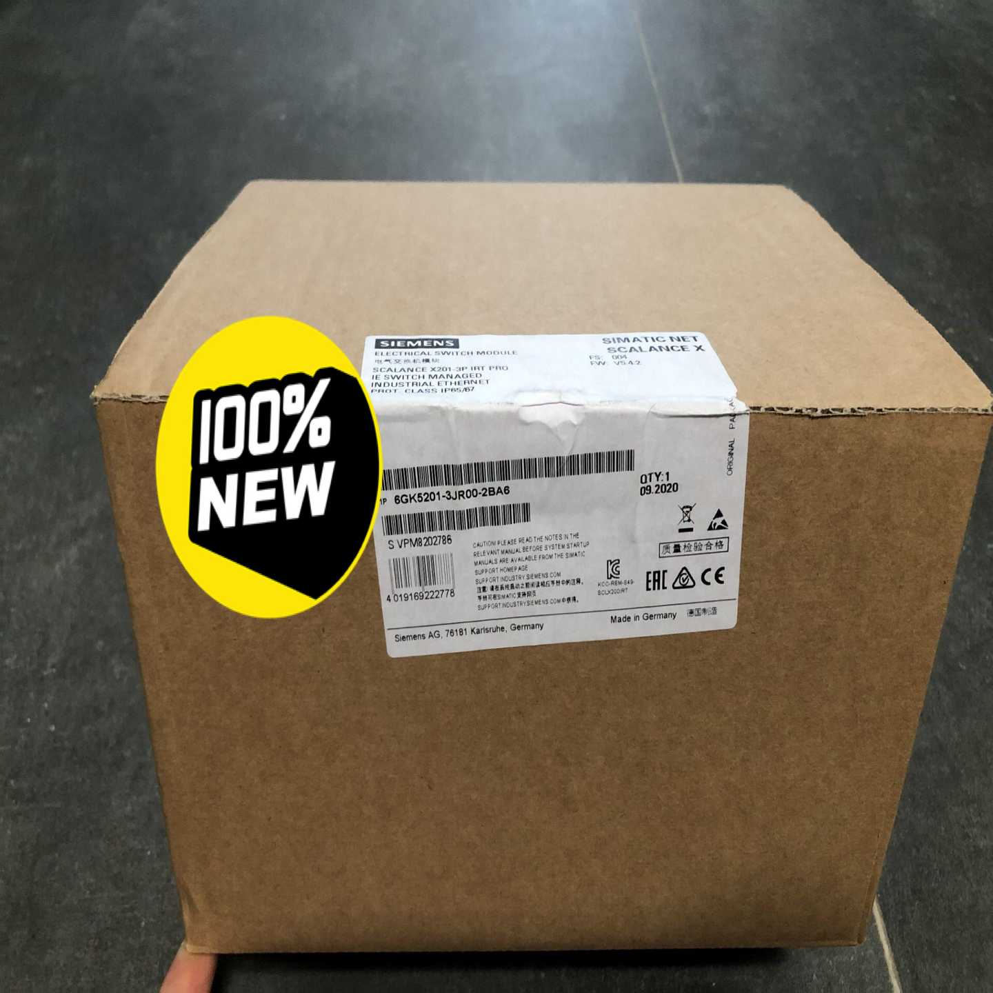 询价-1P6GK5201-3JR00-2BA63PIR