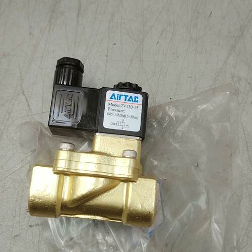 供应电磁阀2V130-15-10-DC24V-AC220V二位二通常闭黄铜水阀密封膜
