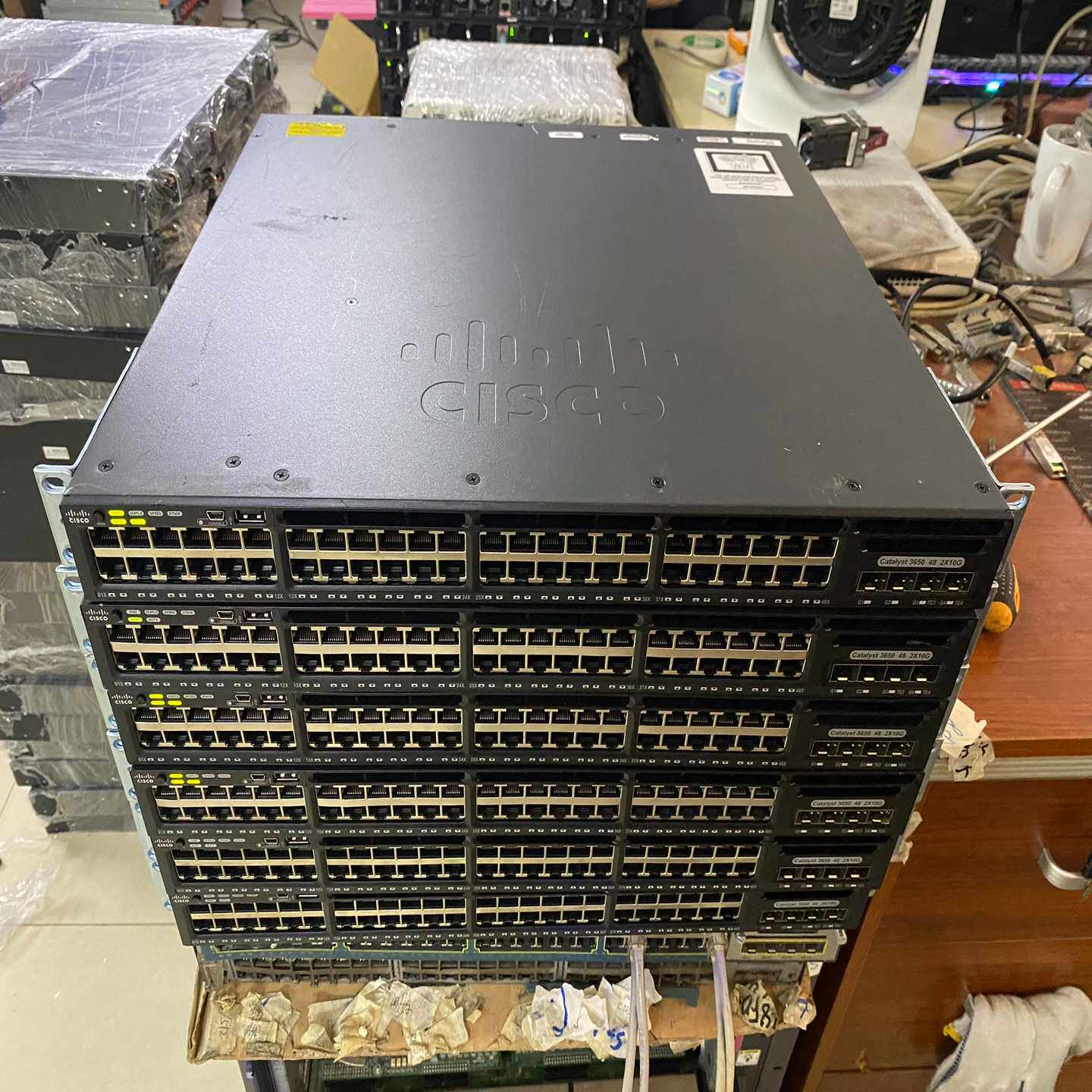 思科cisco WS-C3650-48TD-S 48口千兆电~议价