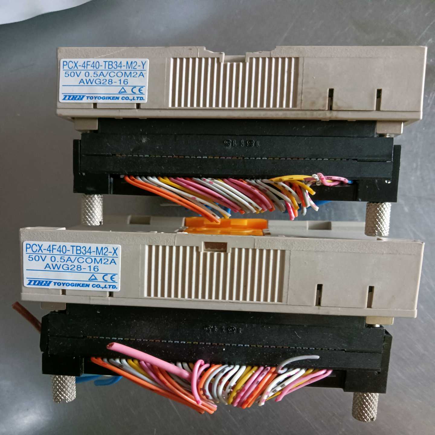 咨询-端子PCX-4F40-TB34-M2-X/Y各一个，九成新，