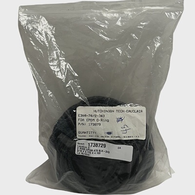 43 AAVID E300702343  173879 ORINGS FDA EPDM OEM BLACK DUROME