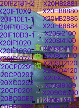 议价X20BC8083 X20HB2880 X20HB2881 现货 贝加莱模块 全新原装询