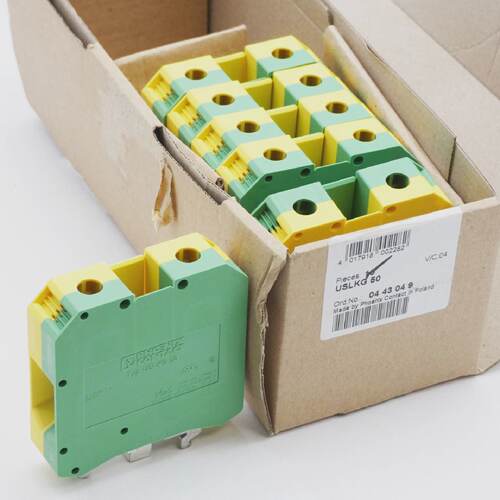 6x Phoenix Contact USLKG 50 0443049 50mm2 SchutzleiterReihen