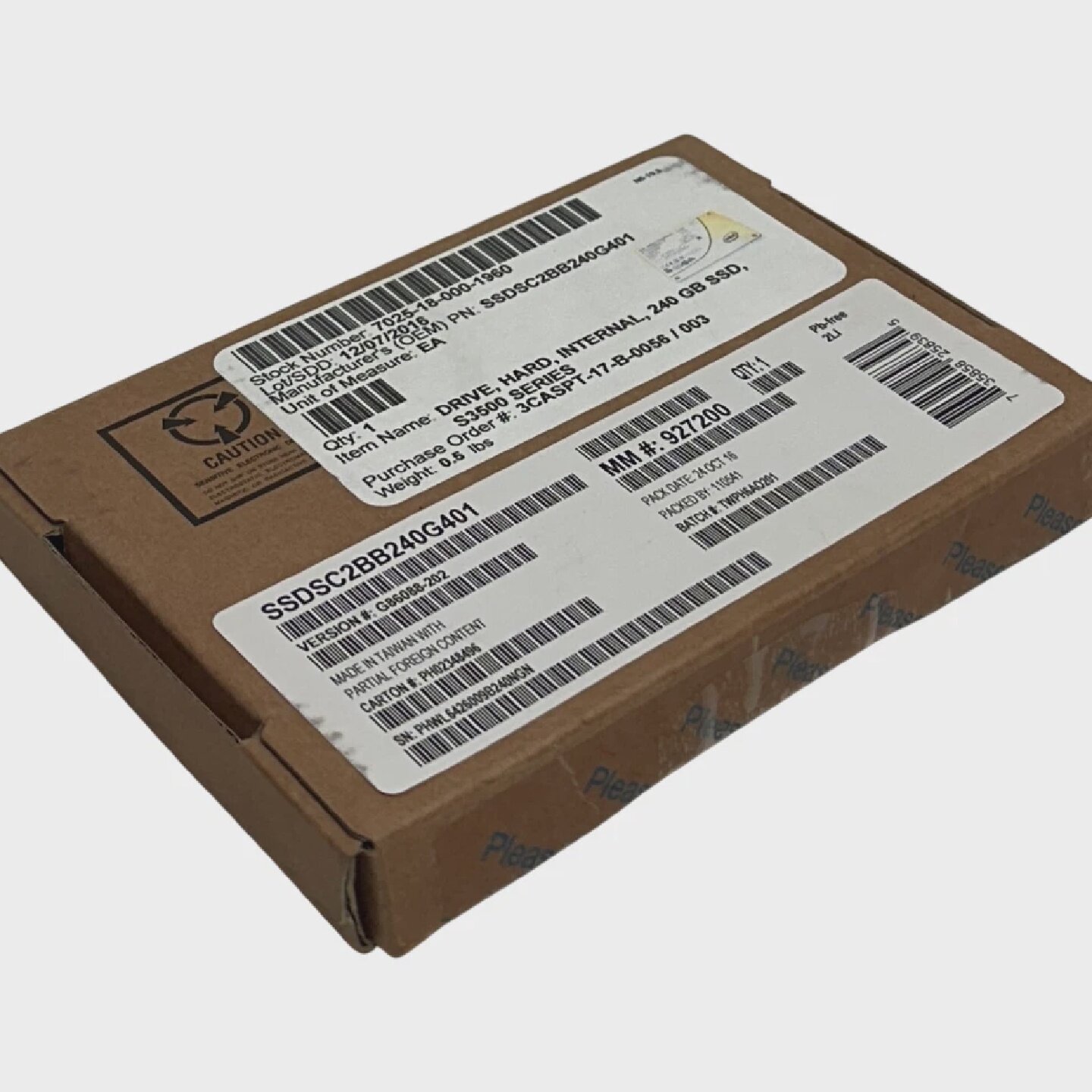 英特尔固态硬盘DCS3500系列240GB内部SSDSC2BB240G401SSDSC2BB240