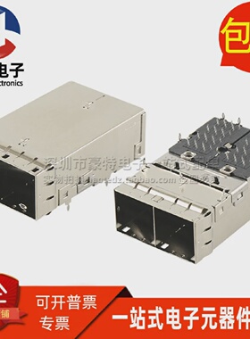 U92-A210-1001-30全新原装双口光纤接口1x272PSFP连接器笼子