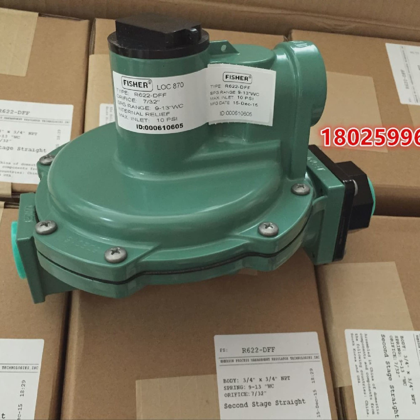 FISHER调压阀R622-DFF1/32，CS400IN-DN40，CS400IN-6E