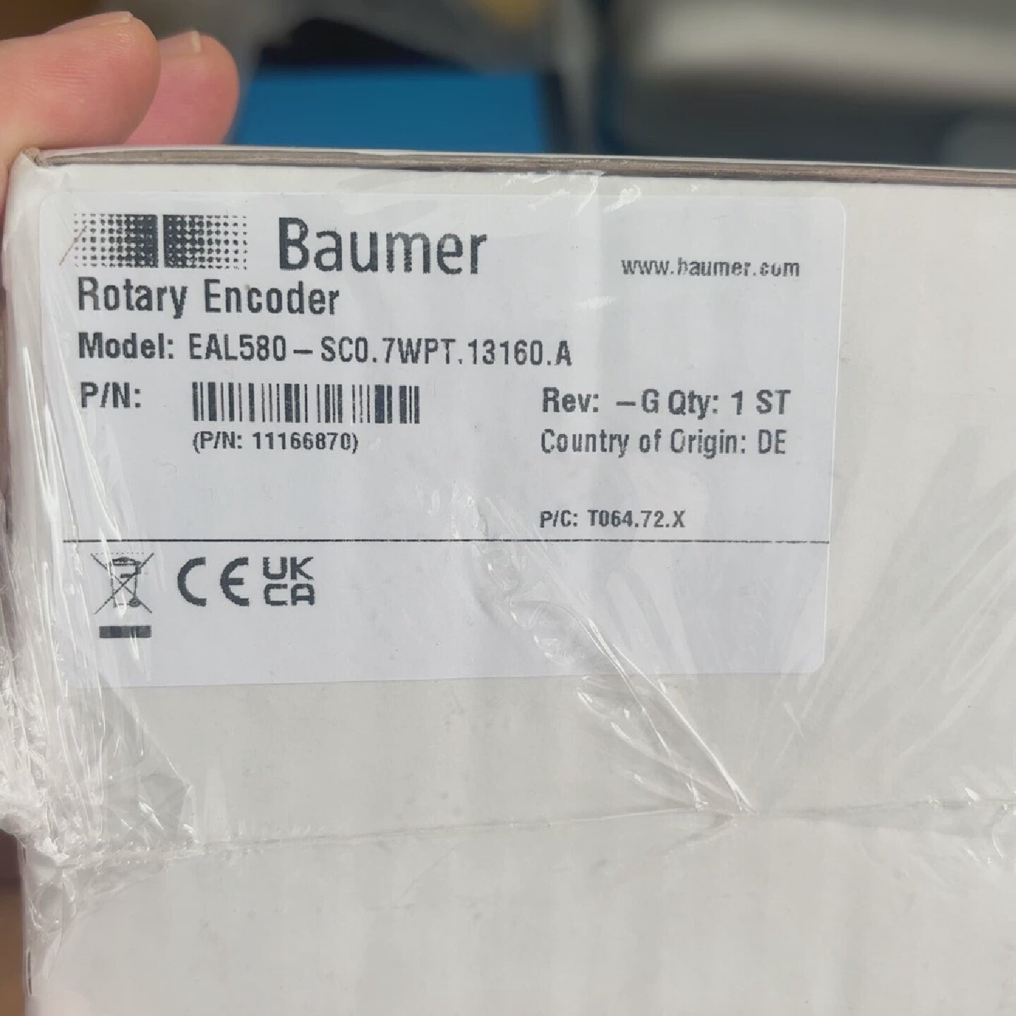 询-Baumer堡盟编码器EAL580SCO.7WPT.131