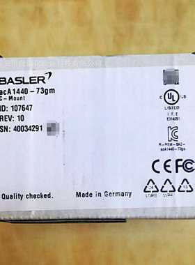 BASLER/巴斯勒aWcA1440-73gm工业相机全新原装库存现货议价